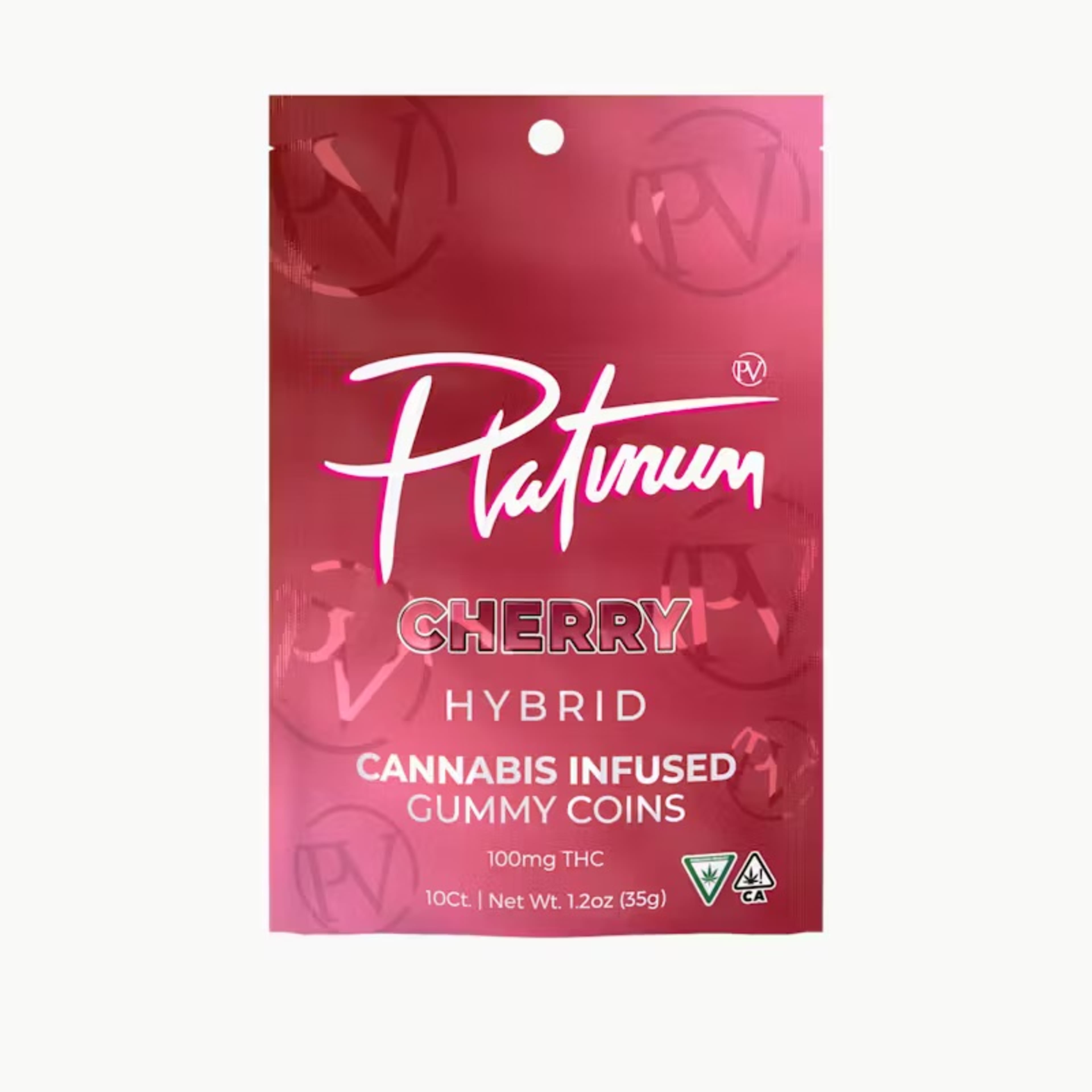 Platinum Gummies | Cherry - - Platinum Vape - - $7.25 - Edibles