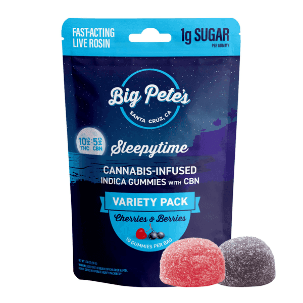 ***Cherries & Berries 2:1 - 100mg Gummies - Big Pete's - Gummy - Indica - $18 - Gummies