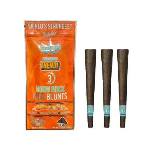 Orange Push Pop | Mini Live Resin Moon Rock Blunts (3-Pack) [2.1g] - Presidential x Trendi -  - $30 - Pre-Rolls