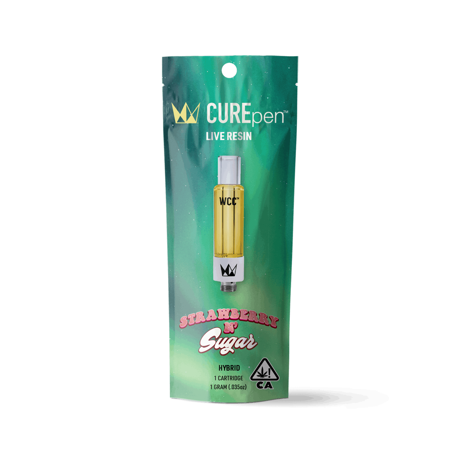 Strawberry n' Sugar Live Resin Cartridge - 1g - West Coast Cure -  - $23.76 - Vapes