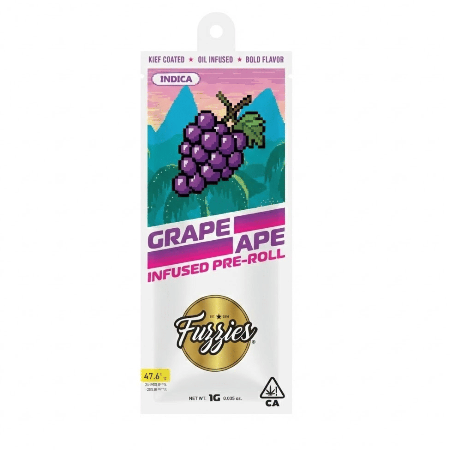Grape Ape Infused 1g Preroll - Fuzzies -  - $10 - Preroll