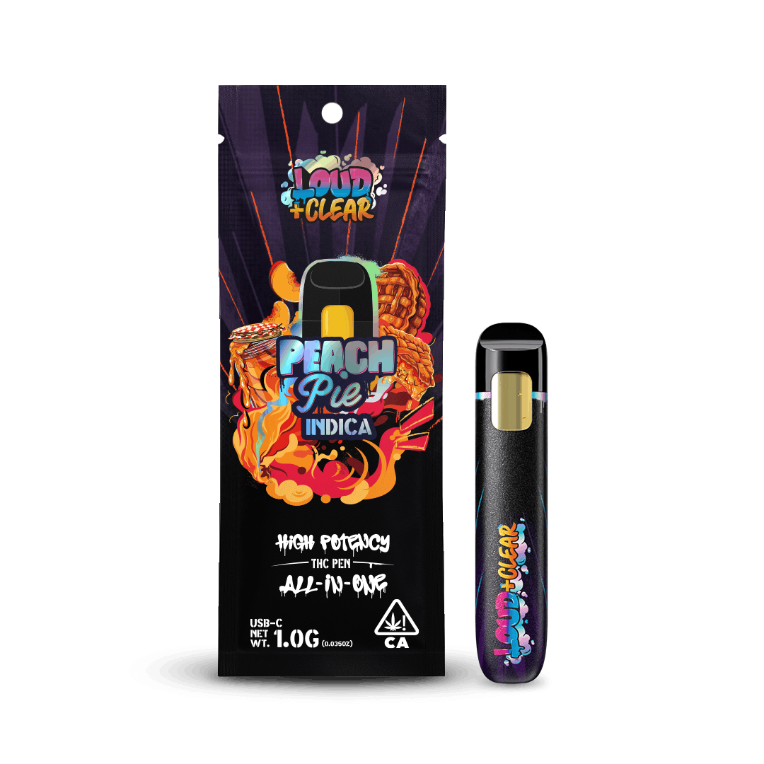 Peach Pie All-in-One - 1g - LOUD+CLEAR -  - $25.75 - Vape