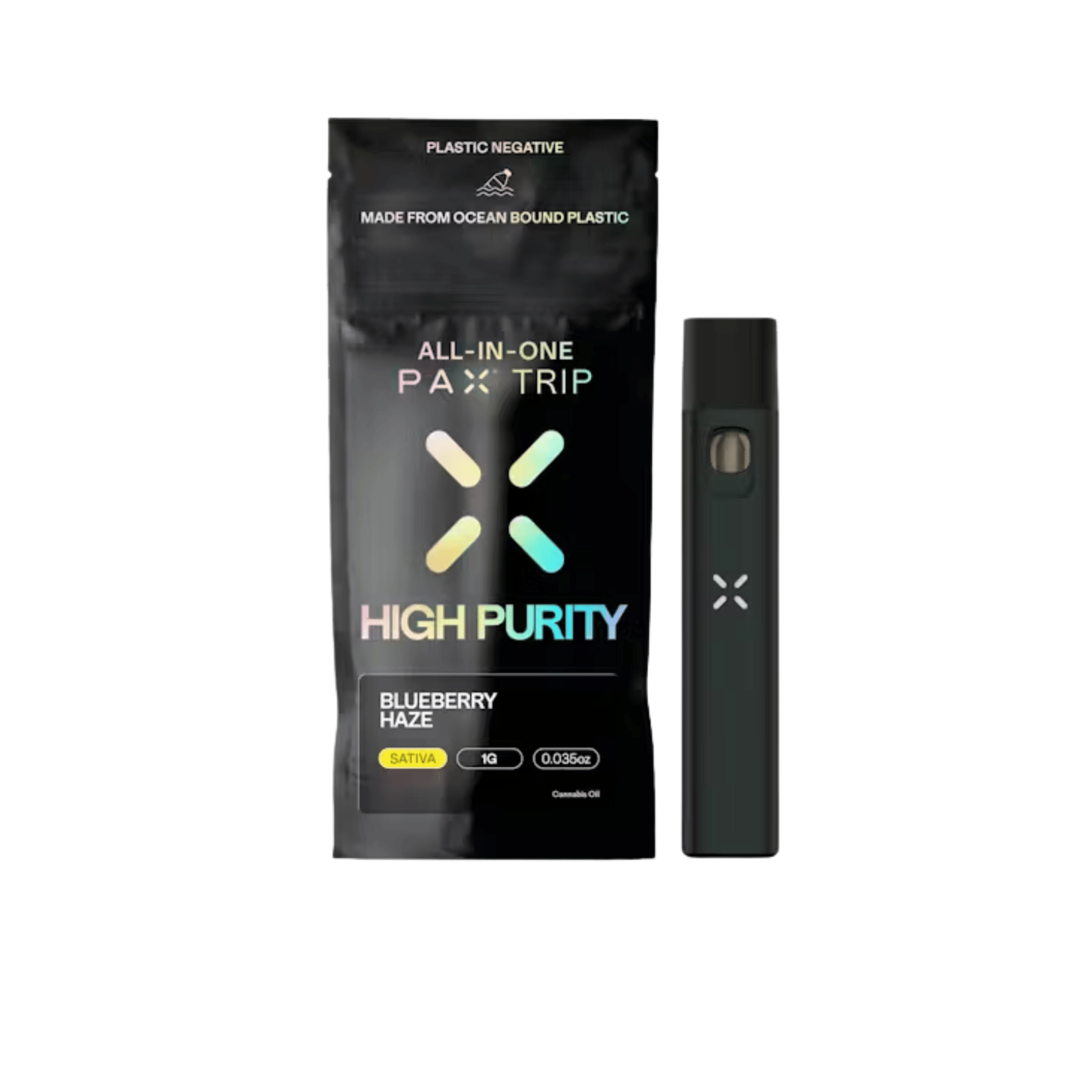 Blueberry Haze High Purity AIO 1g - Pax - - $26.74 - Vapes