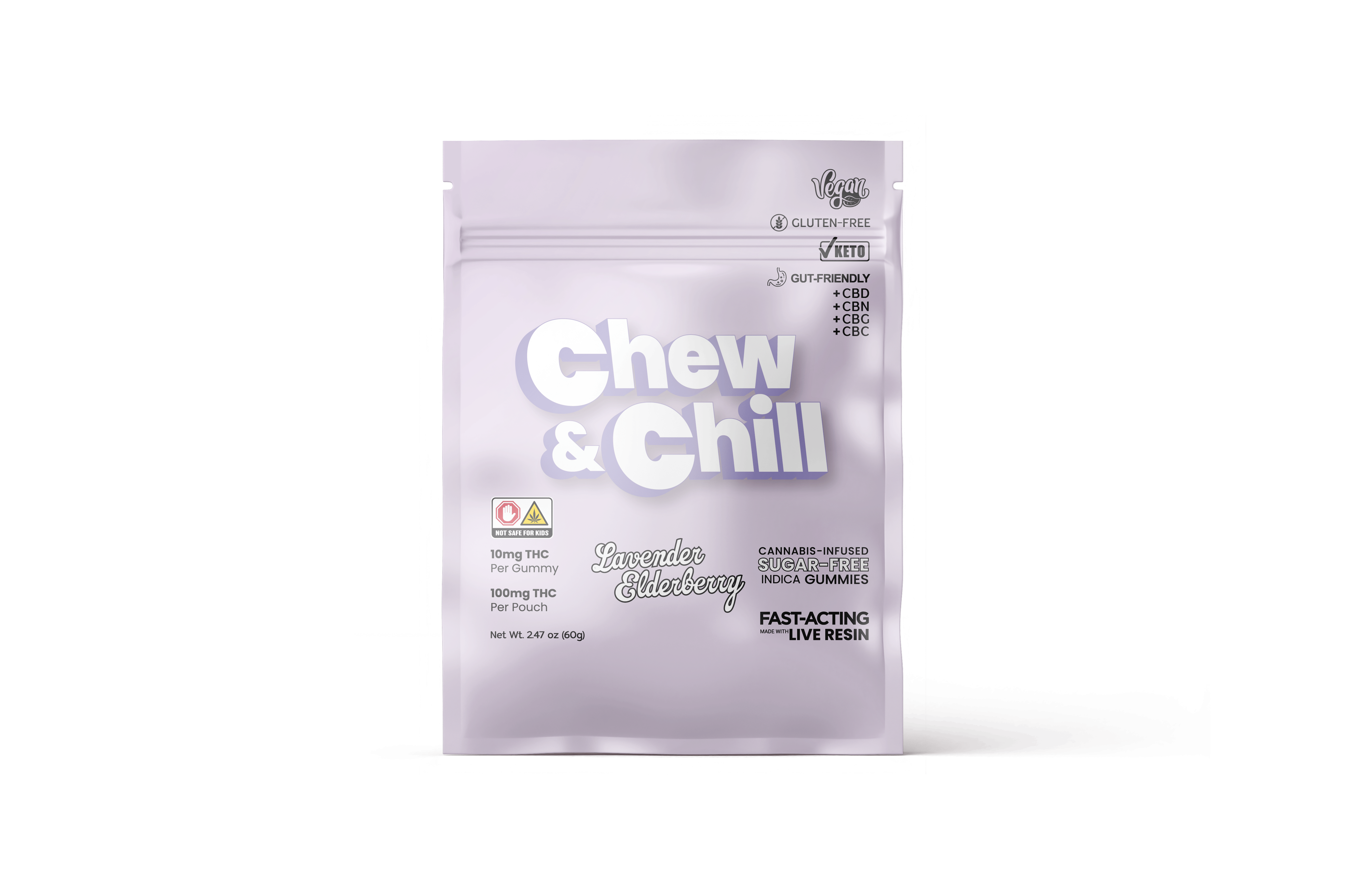 Lavender Elderberry | Live Resin | 10pk /100mg