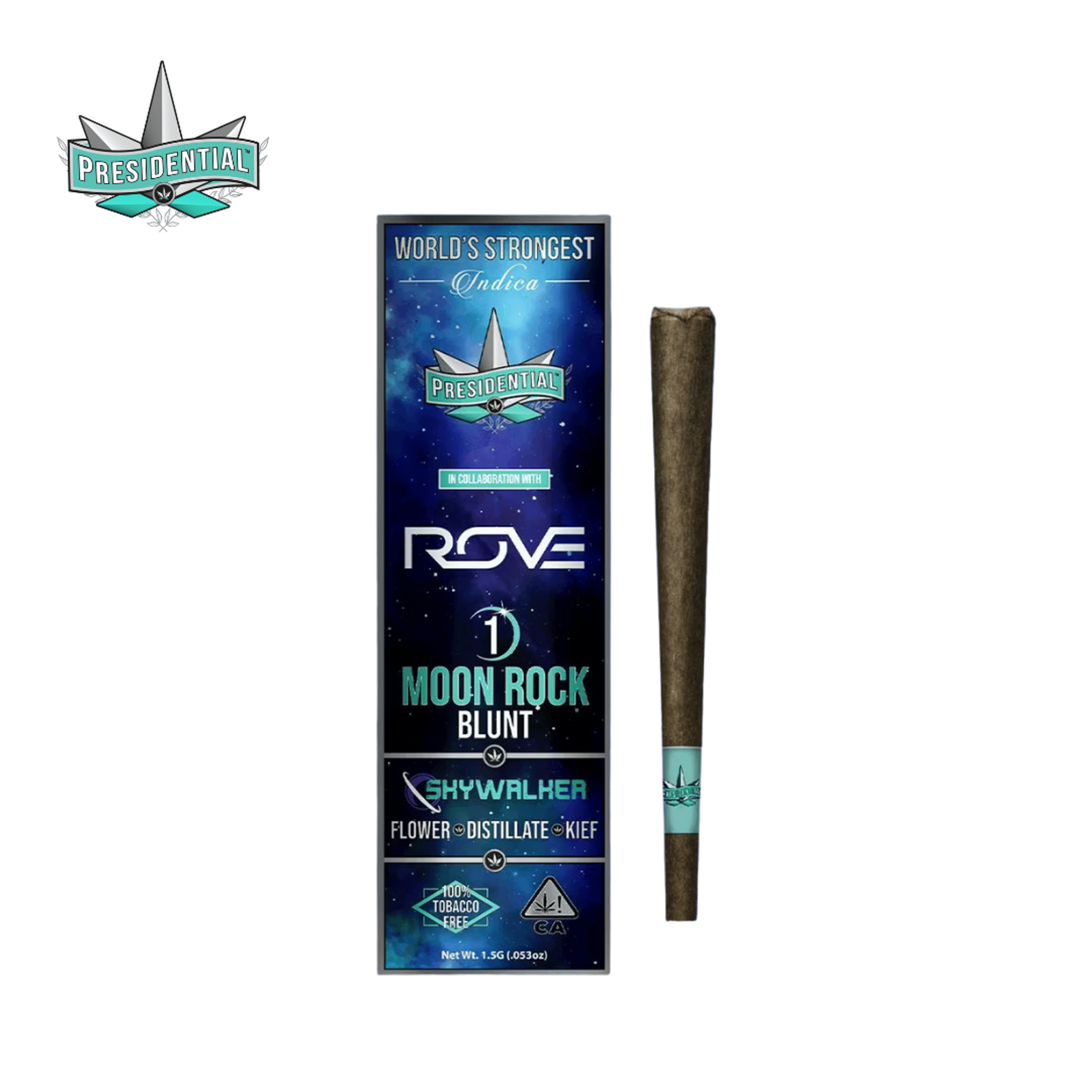 Presidential x Rove - Skywalker - Moon Rock Blunt - 1.5g - Presidential - Skywalker - $19.99 - Blunts / Hash Holes