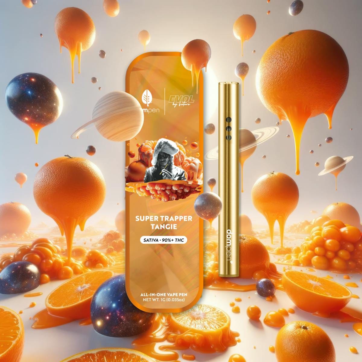 1G SUPER TRAPPER TANGIE AIO - Dom Pen -  - $37.50 - Vaporizer