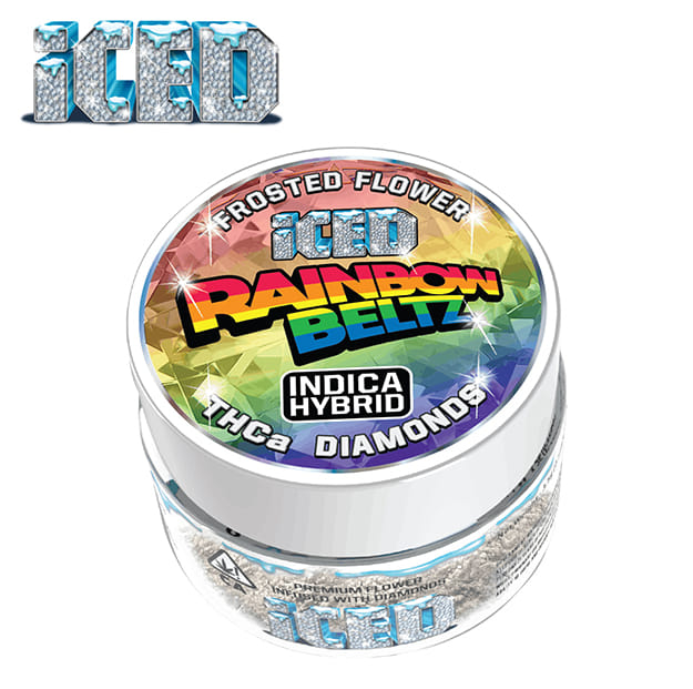 Iced - Rainbow Beltz - Diamonds Frosted Flower - 3.5g - Iced - 3.5 - $29.99 - Indoor Flowers