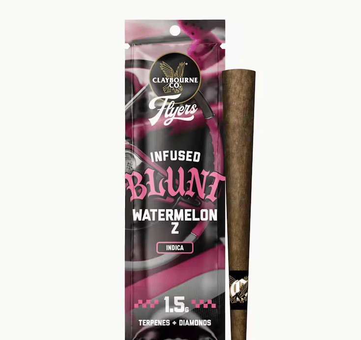 Watermelon Z 1.5g Flyers Infused Blunt - Claybourne Co. -  - $24 - Preroll