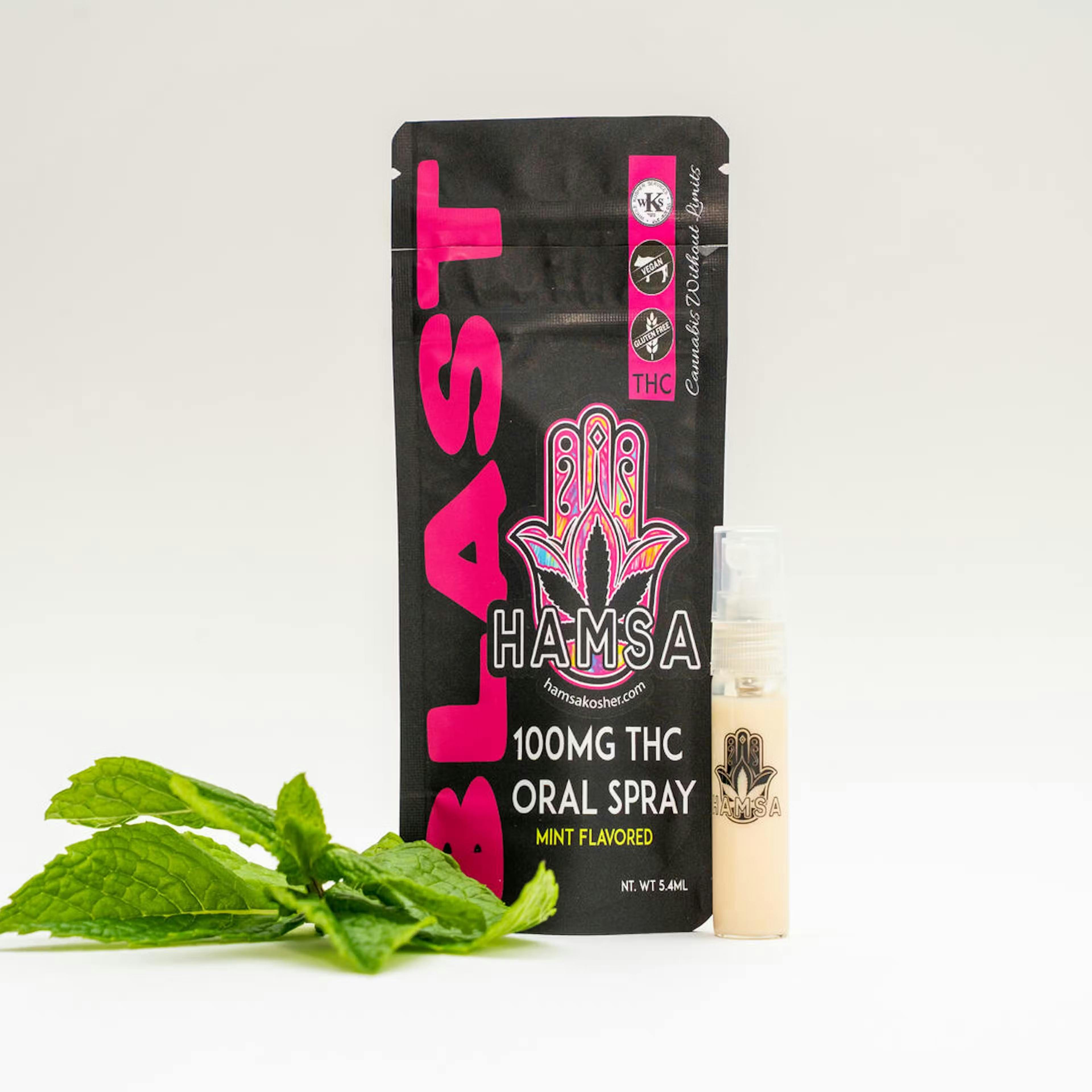 Hamsa Blast 100MG THC Spray