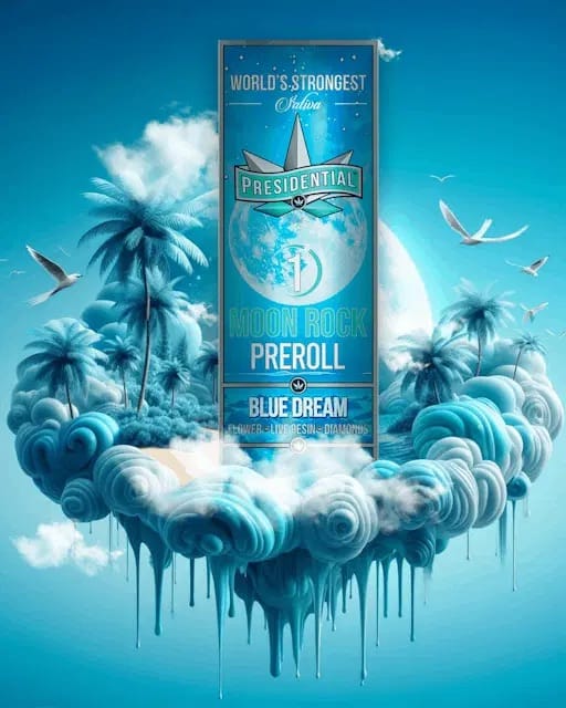 Blue Dream | Moon Rock Preroll [1g] - Presidential -  - $17 - Pre-Rolls