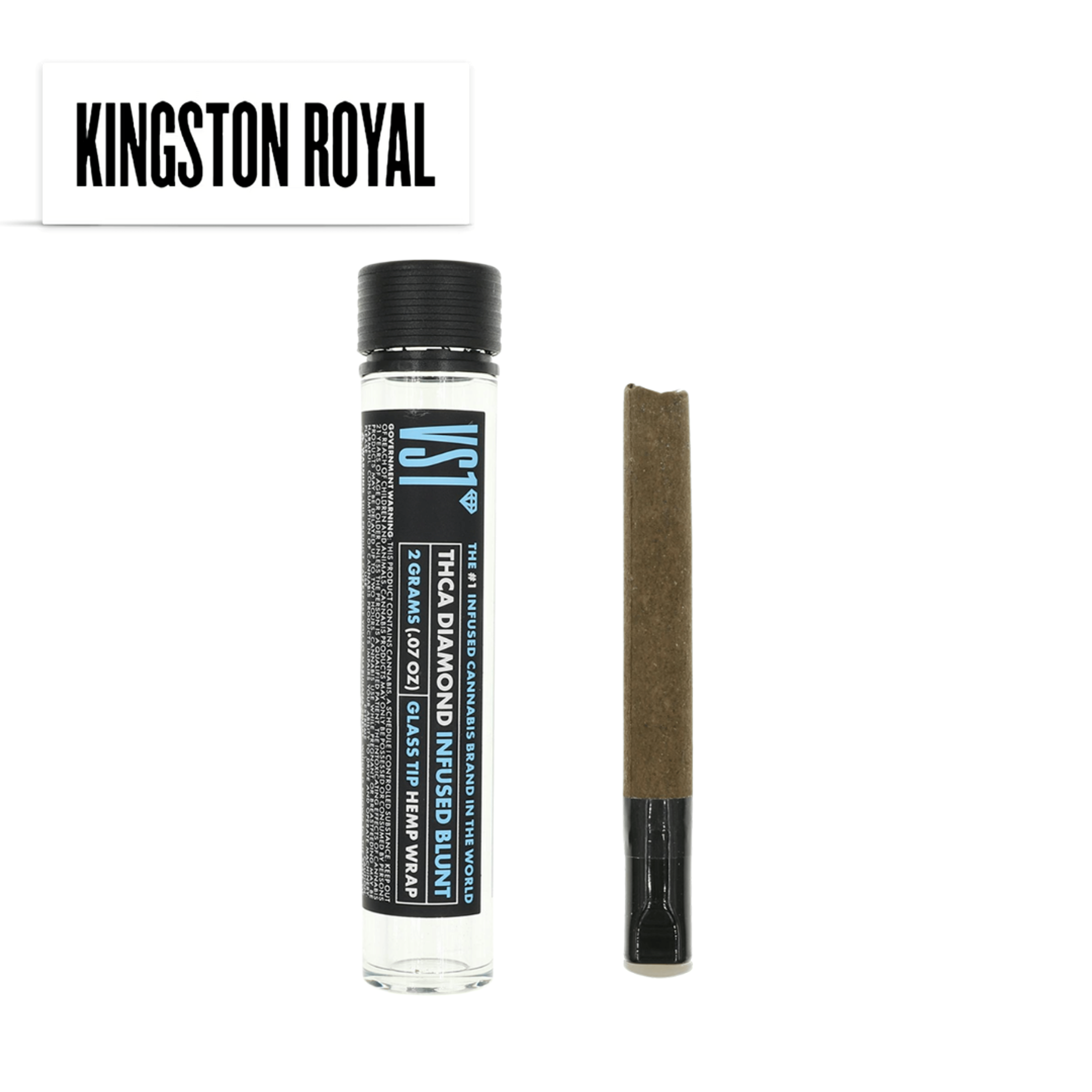 VS1 - Cherry Mintz x Fanta - THCA Diamond Infused Blunt - 2g - Kingston Royal - Cherry Mintz x Fanta - $19.99 - Blunts / Hash Holes