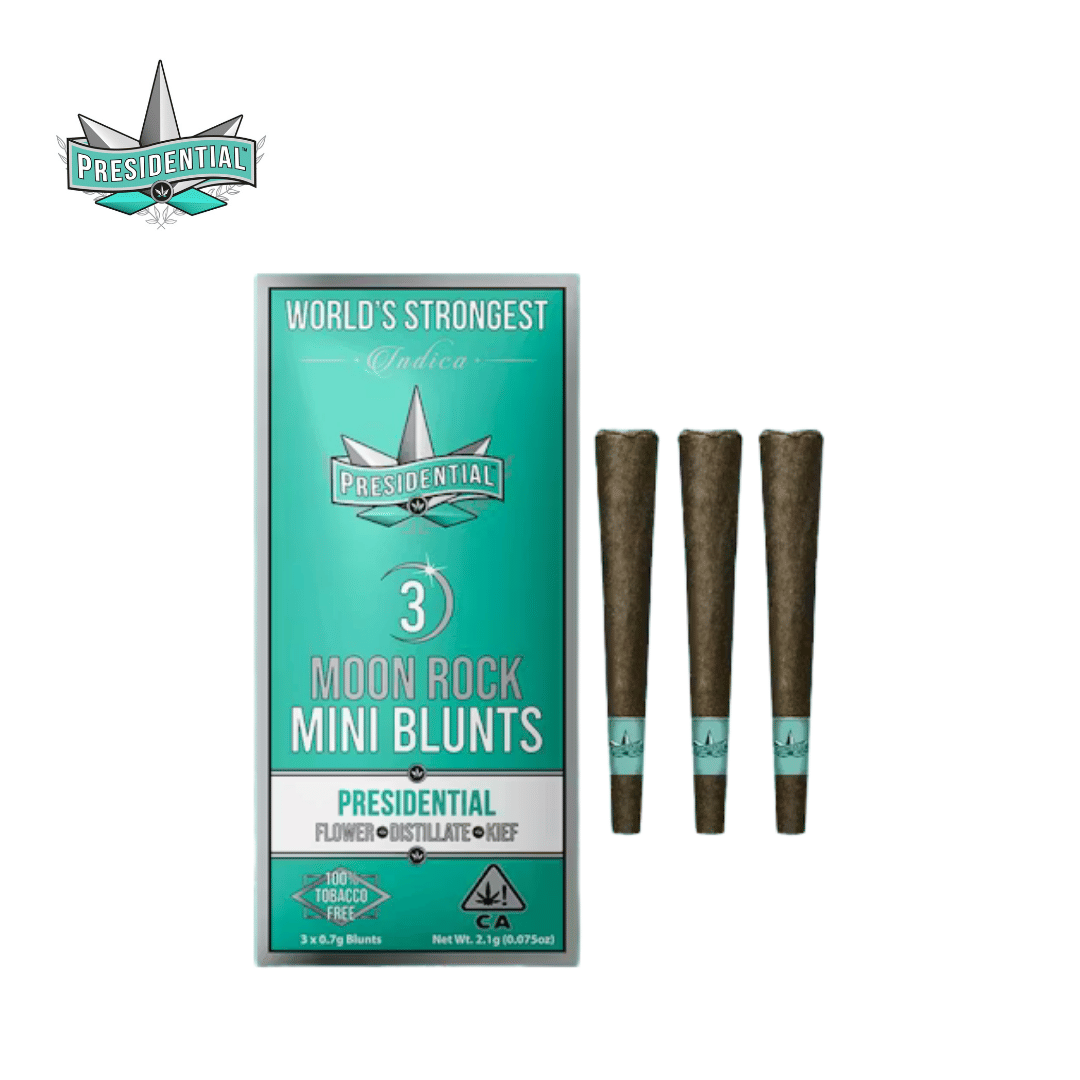 Presidential - Cap Junky - Pee-Wee Moon Rock Mini Pre-Rolls - 3pk - 1.5g - Presidential - CJ - Infused PR PK - 1.5g - $17.99 - Pre-Roll Packs
