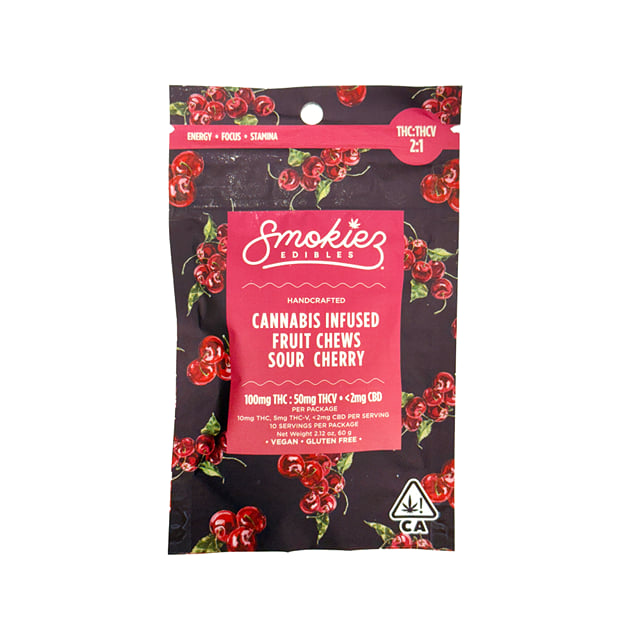 Sour Cherry 2:1 THCV Fruit Chews