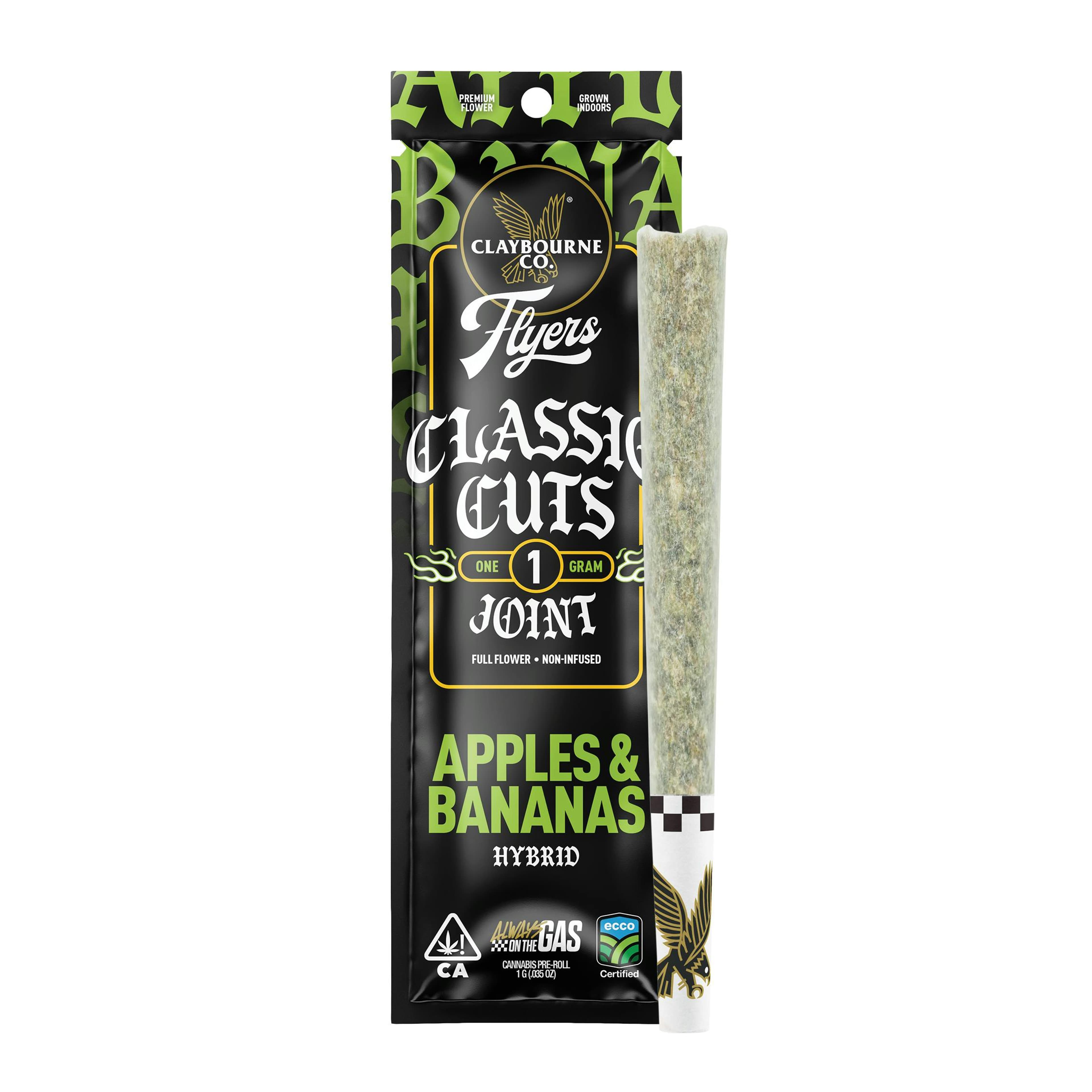 Apples and Bananas (1g) - Classic Cuts Flyers - CLAYBOURNE CO - - $9 - Pre-Rolls
