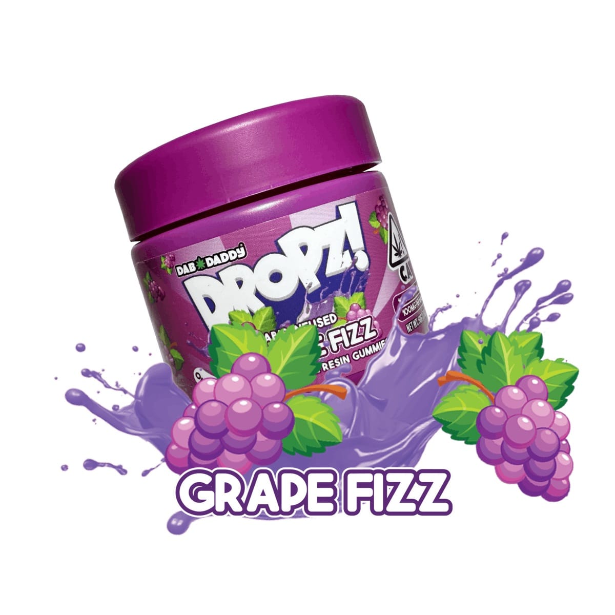 Grape Fizz | Dropz [100mg] - Dab Daddy -  - $9 - Edibles
