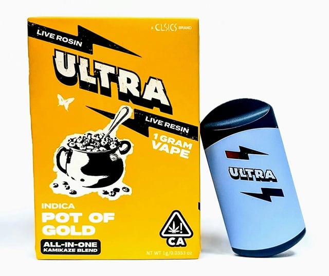 Ultra Live Rosin/Live Resin 1g All-In-One - Pot of Gold