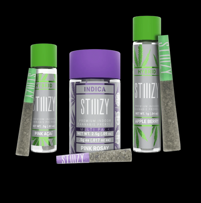 STIIIZY - Naked Thin Mintz Preroll 5pk - 2.5g - STIIIZY -  - $15 - Pre-Rolls