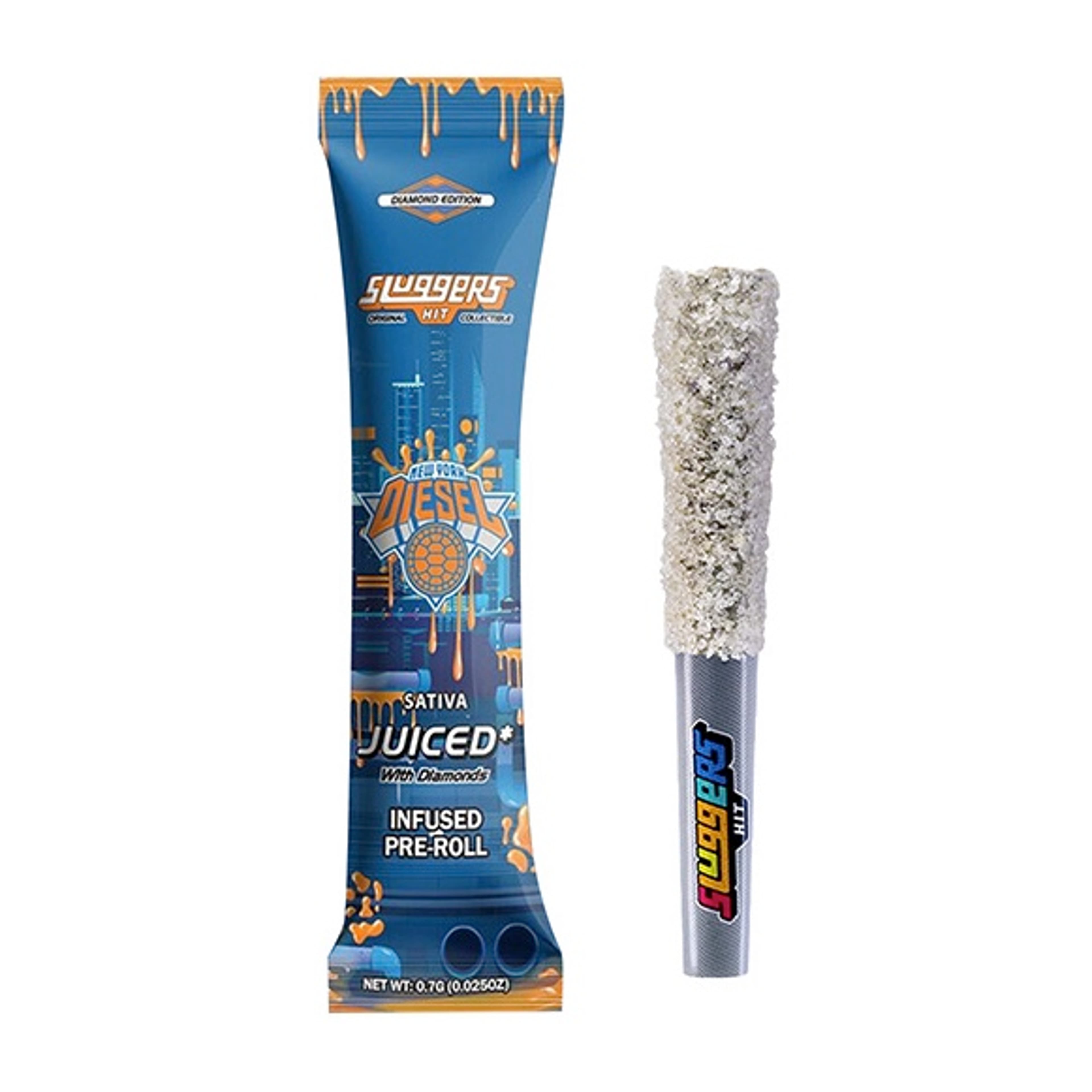NYC Diesel - .7g Infused Pre Roll - Sluggers - Infused PR - Sativa - $8 - Infused Pre-Rolls