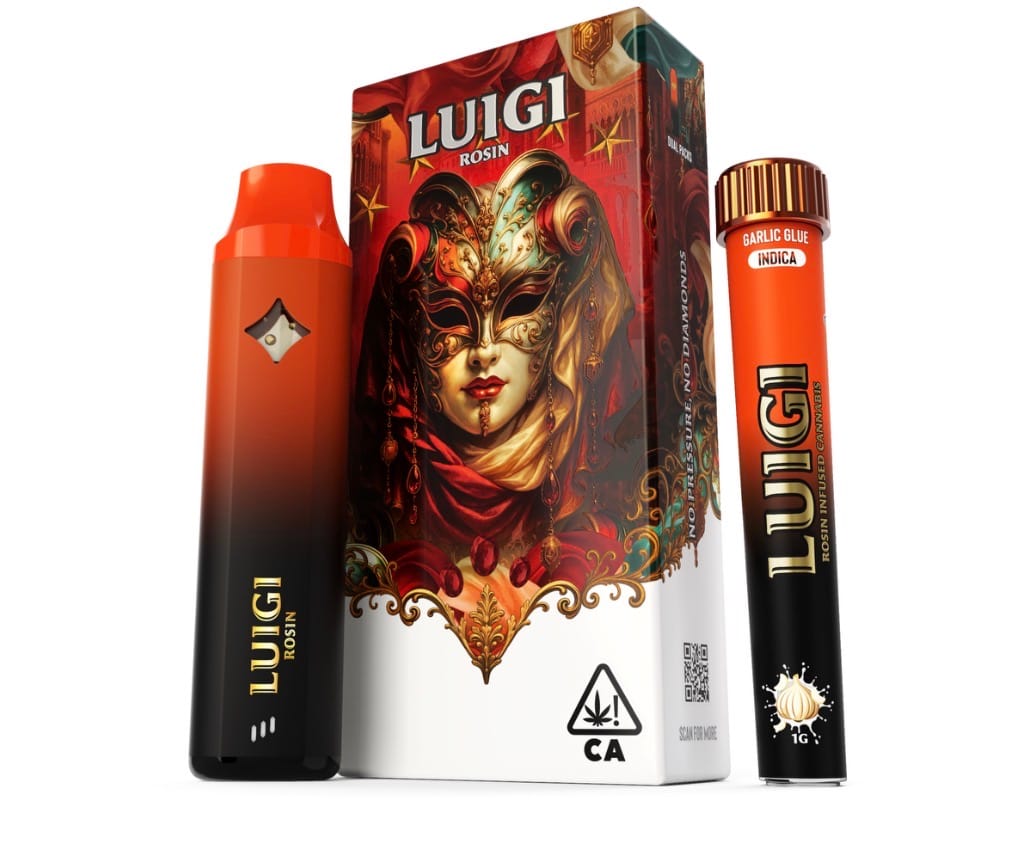 Luigi - Rosin Garlic Glue AIO 1g + Infused Bubble Hash Rosin Pre-Roll 1G PROMO - Luigi - Luigi - Rosin Garlic Glue AIO 1g + Infused Bubble Hash Rosin Pre-Roll 1G PROMO - $72 - Disposable