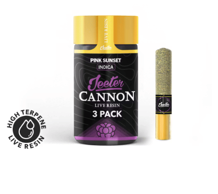 3pk. Baby Cannon | Deep Drive Kush (H) - Jeeter Live Resin Infused - 1.5g - Jeeter -  - $35 - Infused Pre-Rolls