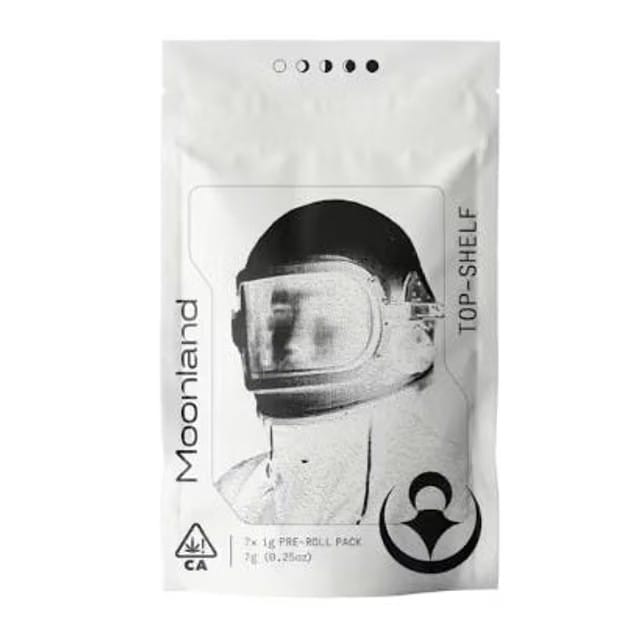 Lunar Gas OG | Moonland Top Shelf Pre Roll Pack - 7g - Moonland Cannabis -  - $20 - Pre-Rolls