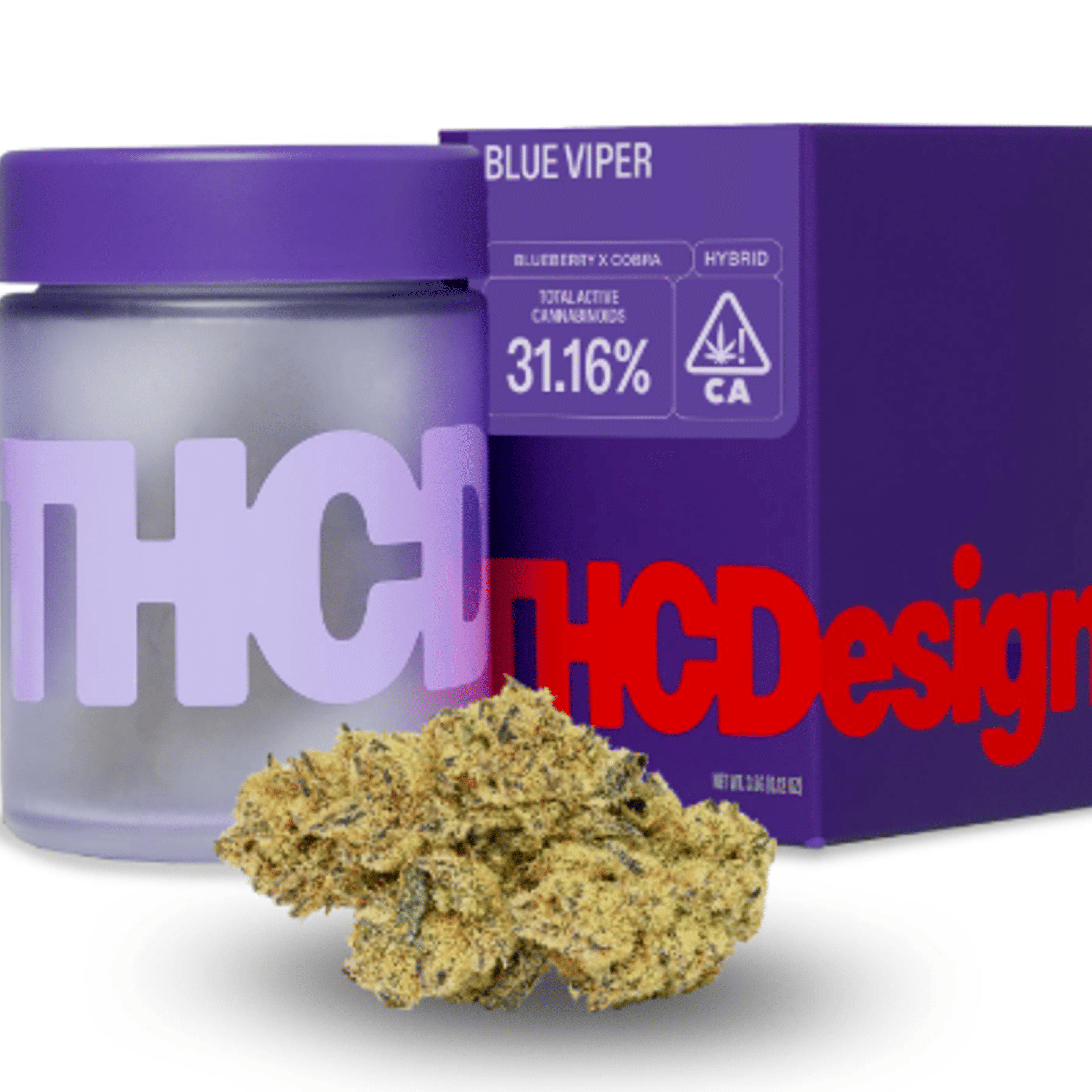 Blue Viper 3.5g - THC Design - Eighth - $37 - Flowers