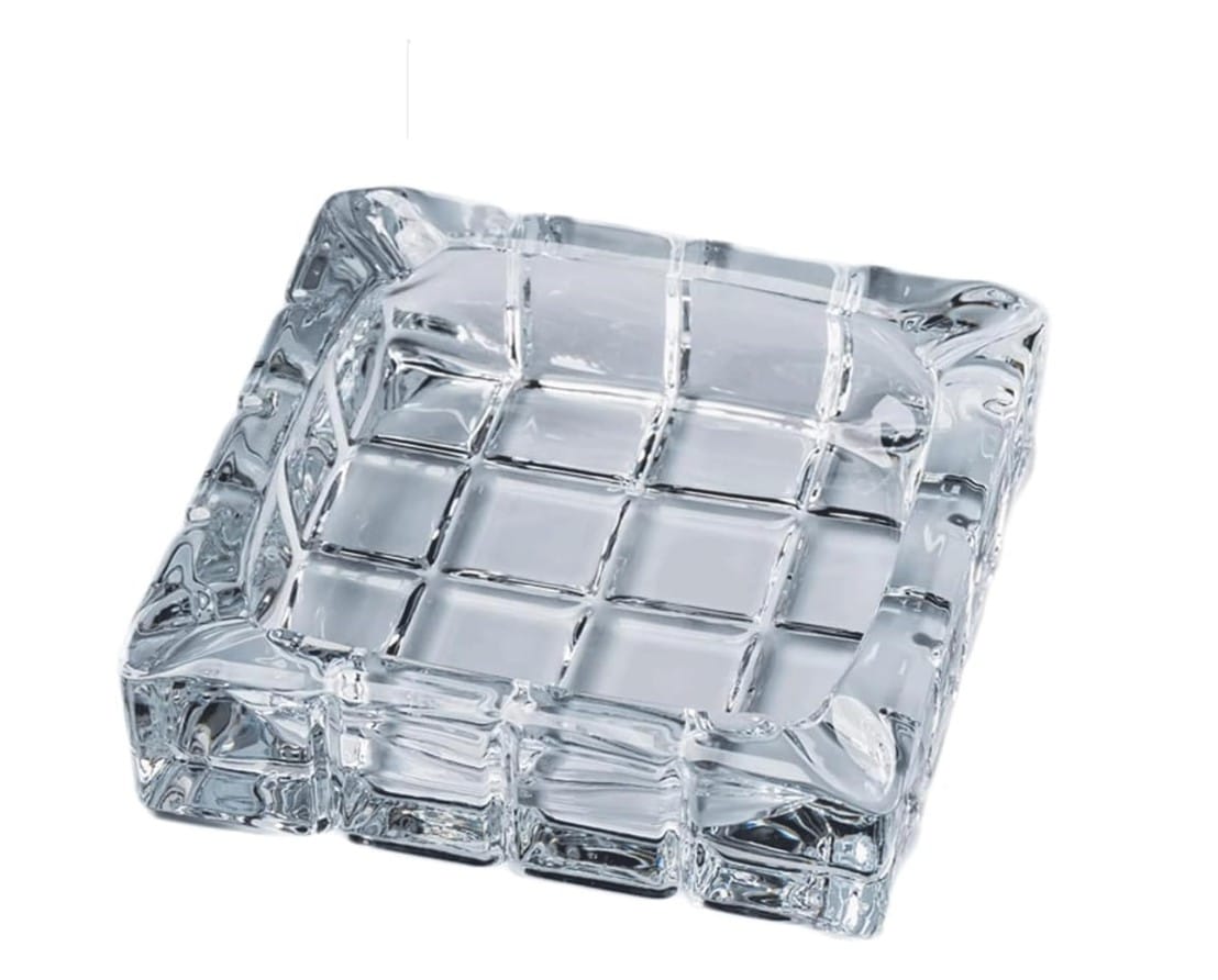$16.48 Square / Round Glass Ashtray - Accessories -  - $15 - Accessories