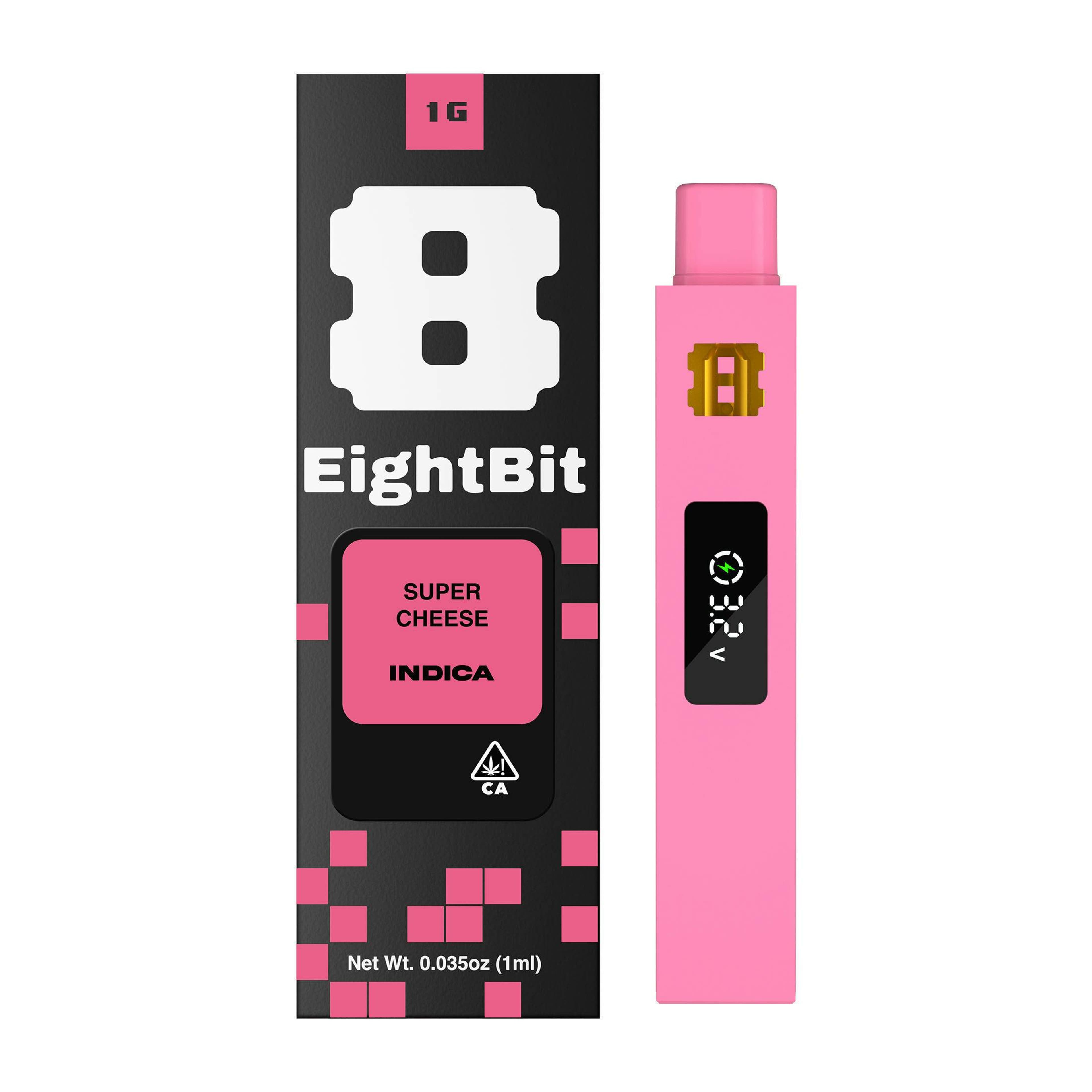 EIGHTBIT AIO | 1g - SUPER CHEESE - Live Rosin Infused - Indica - EIGHTBIT - - $20 - All-In-Ones