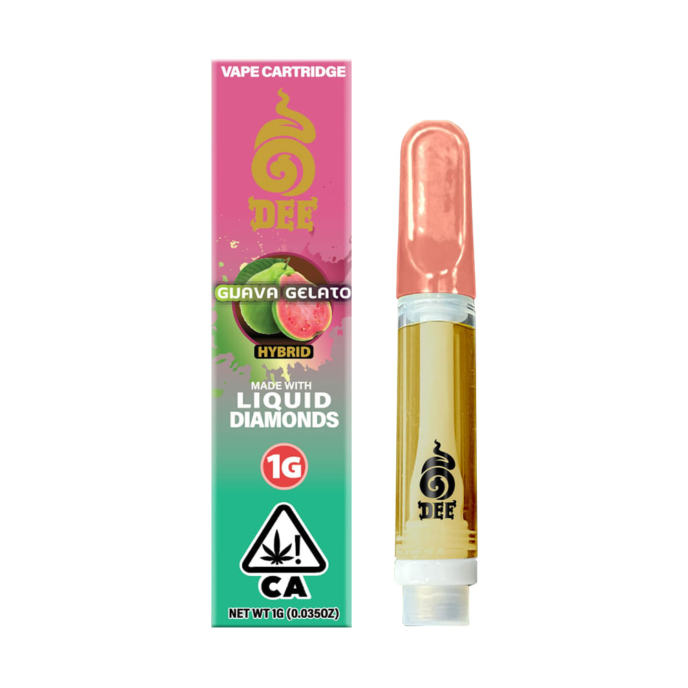 Guava Gelato (H) 1g Cartridge Liquid Diamonds **SPECIAL PRICING** - Dee Thai - Guava Gelato - $18 - Vape Cartridge