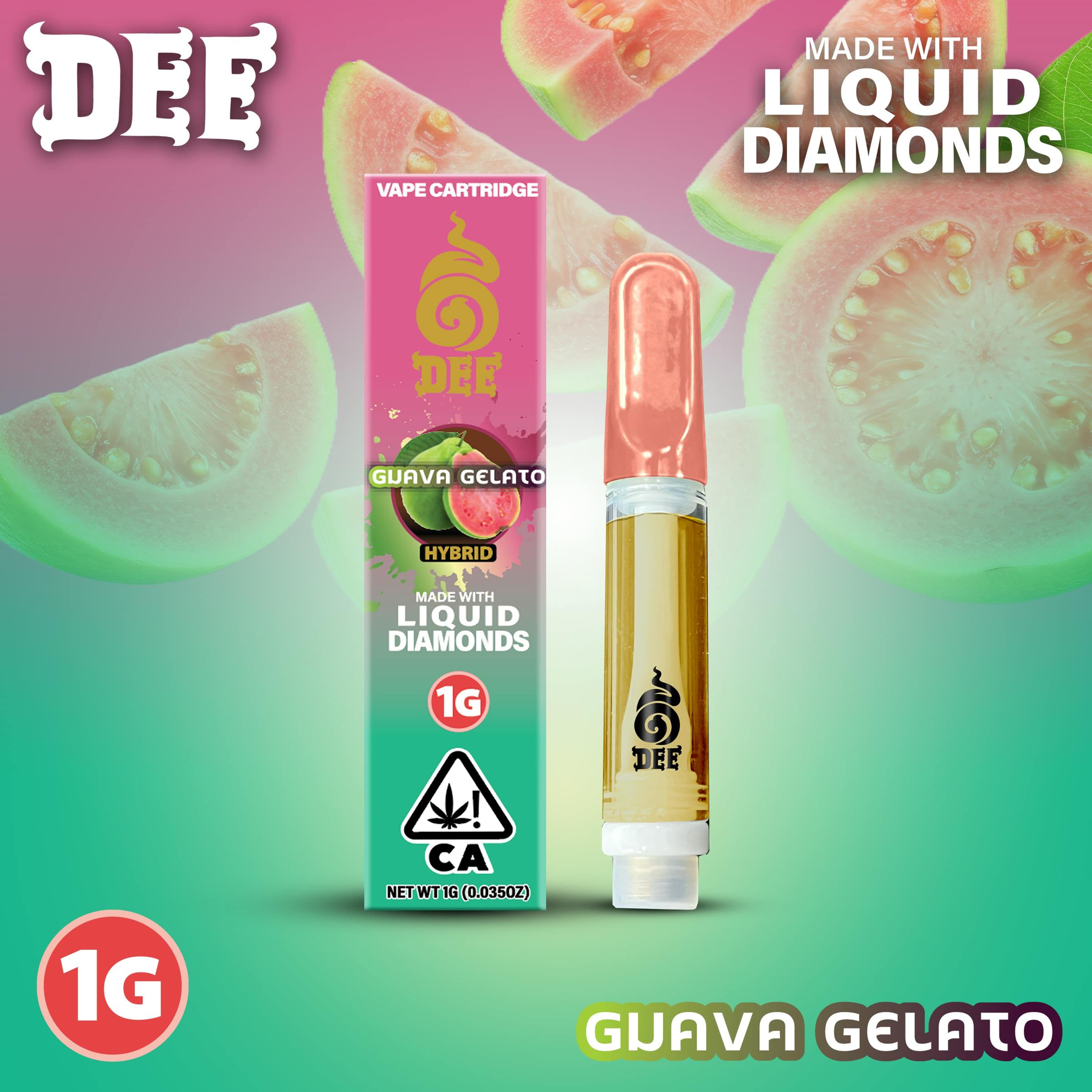 Guava Gelato - 1G Cart - Dee Thai - Guava Gelato (I) - $18 - Cartridges