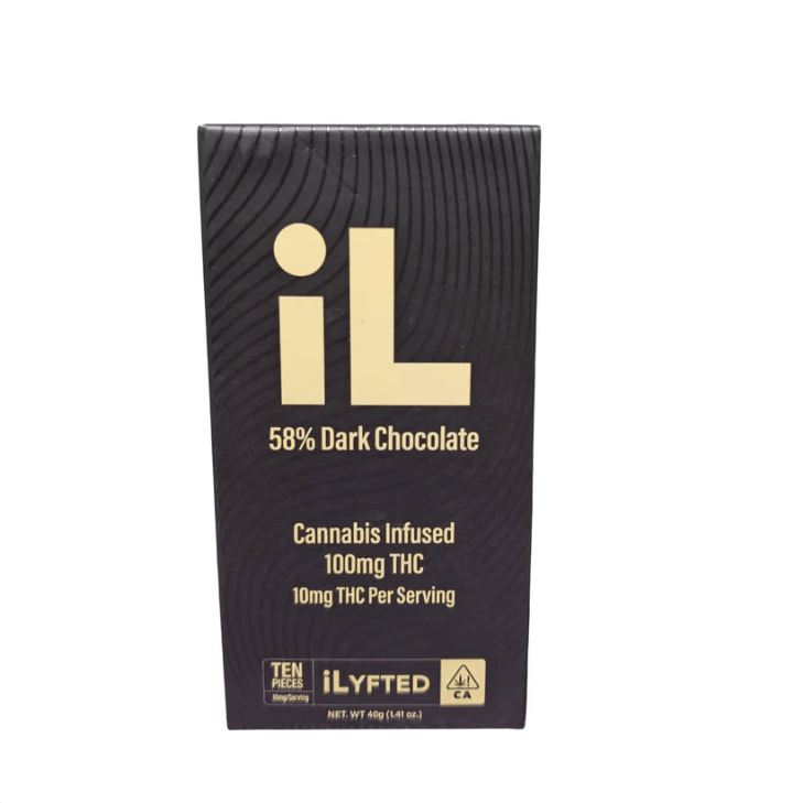 Dark Chocolate Bar - 100mg - iLyfted - Dark Choc Bar - Hybrid - $15 - Edibles