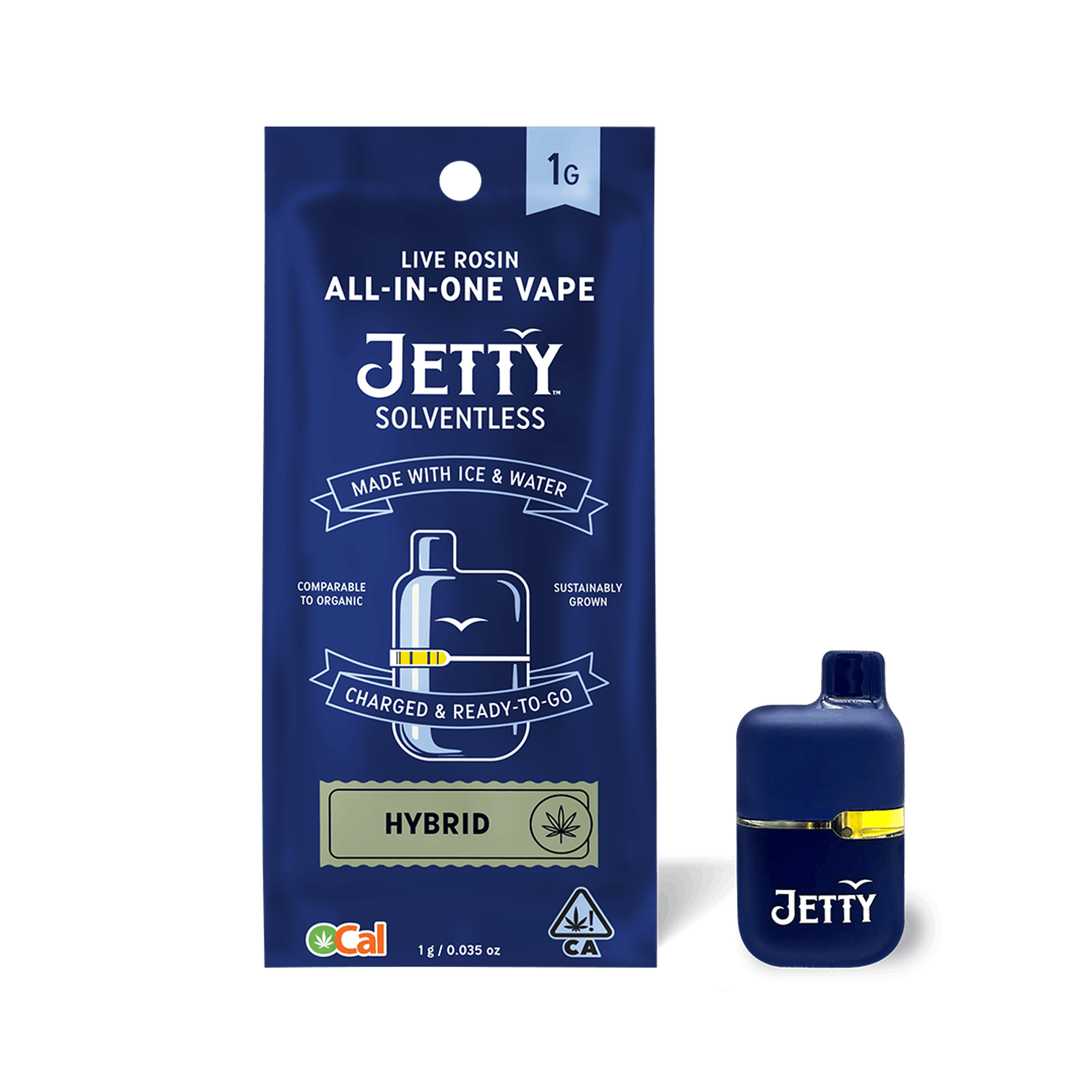 Jetty: Papaya Sliders (S) Solventless Rosin Mini Tank - 1g Disposable - Jetty Extracts - - $60 - Disposables