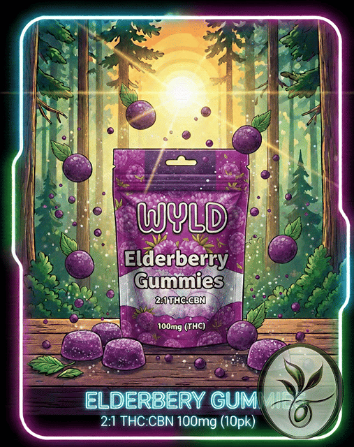 Elderberry Gummies 2:1 THC:CBN 100mg (10pk)