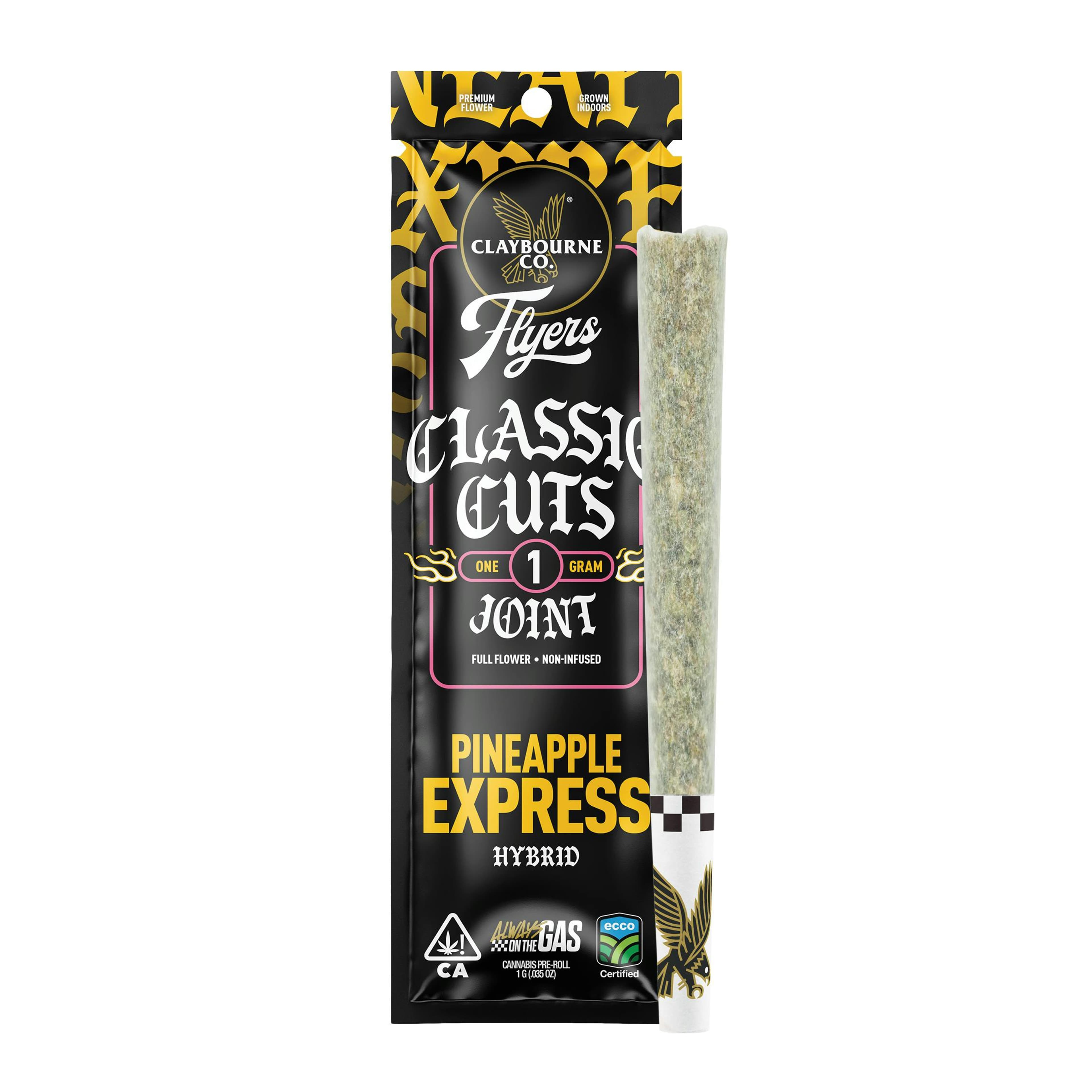 Pineapple Express (1g) - Classic Cuts Flyers - CLAYBOURNE CO - - $9 - Pre-Rolls
