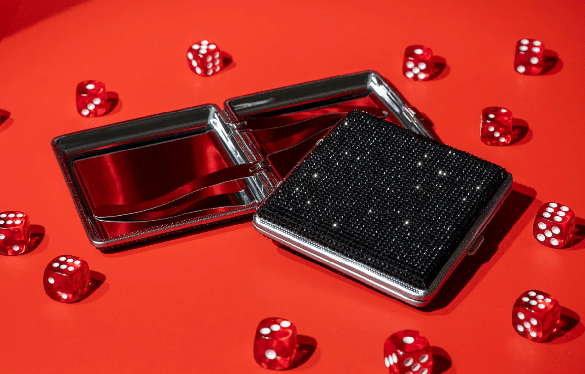 Black Rhinestone Cig Case - Shop Burning Love - Bong - $20 - Accessories