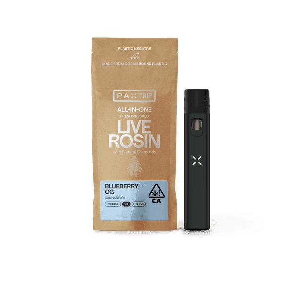 Blueberry OG - 1g Rosin Disposable - PAX - 1g Dispo - Indica - $55 - All-In-One (Disposables)