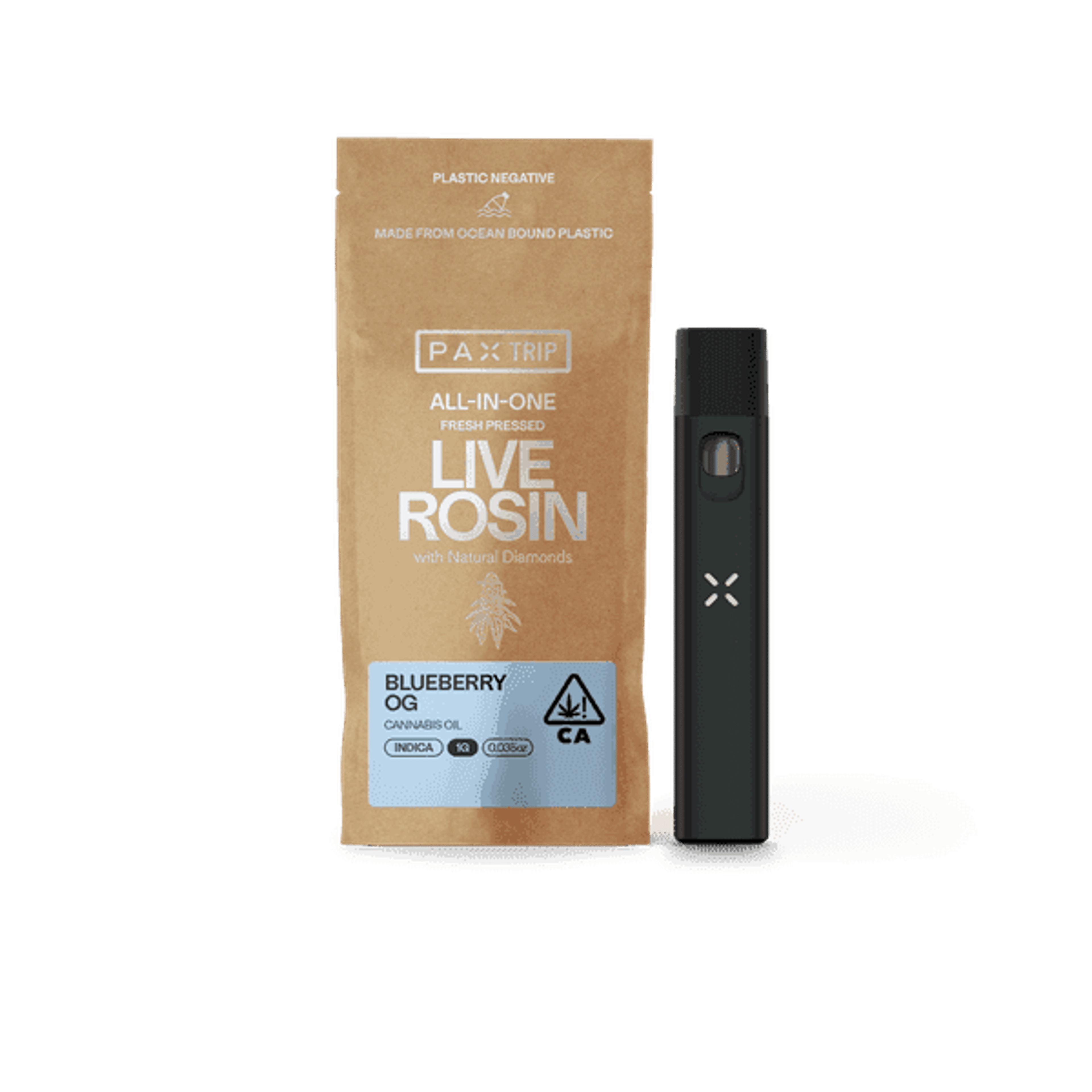 Blueberry OG - 1g Rosin Disposable - PAX - 1g Dispo - Indica - $55 - All-In-One (Disposables)