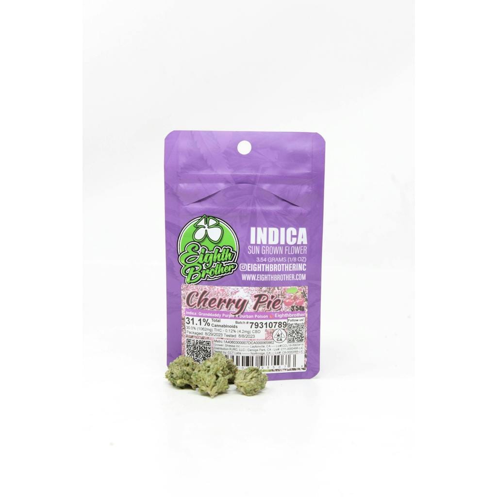 Cherry Pie  - 3.5g - Eighth Brother - 3.5g - Indica Dom - $9 - Flower/Infused Flower (3.5 Grams)