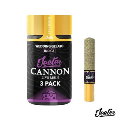 Wedding Gelato | Infused Resin Cannons [3pk] [1.5g] - Jeeter -  - $35 - Pre-Rolls