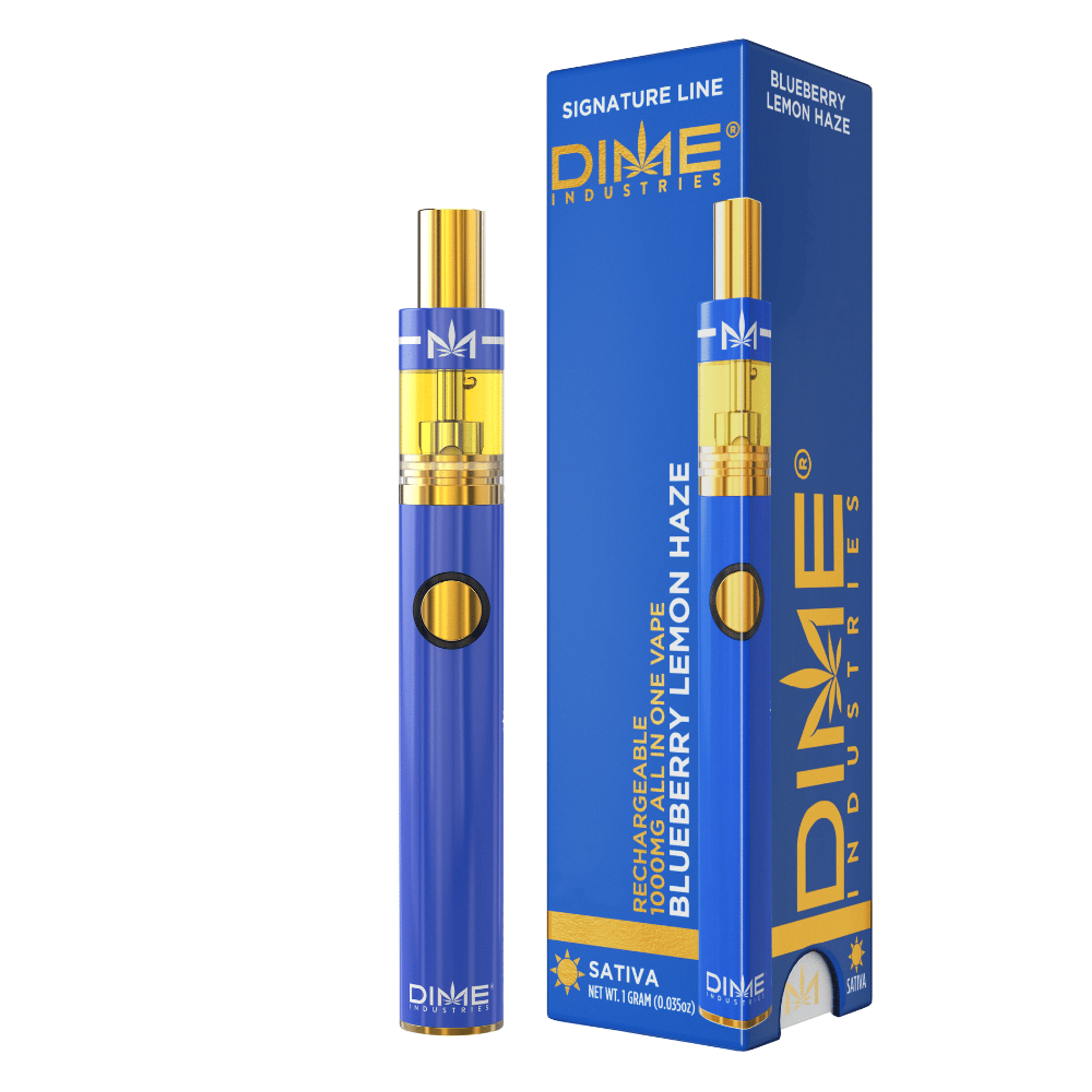Blueberry Lemon Haze Signature AIO 1g - Dime Industries - - $30.50 - Vapes