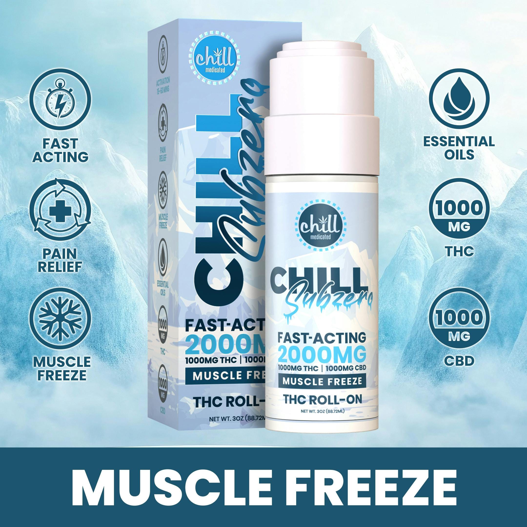 Chill Topical Sub-Zero Roll-on