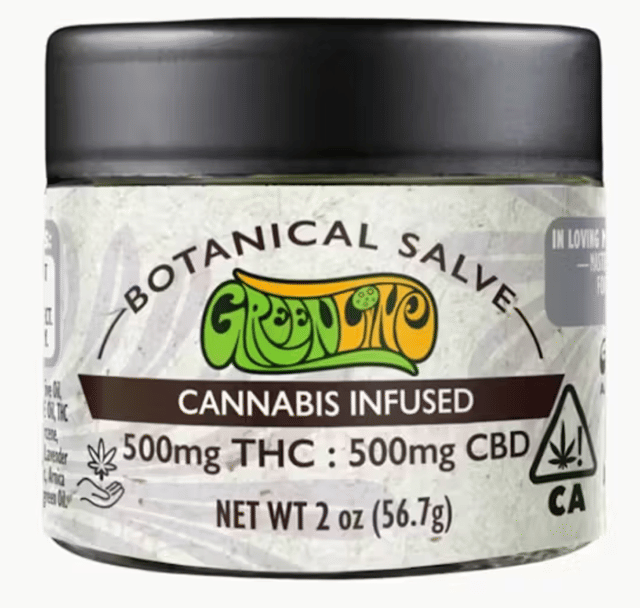 Warming Salve - 1:1 - 500mg THC : 500mg CBD