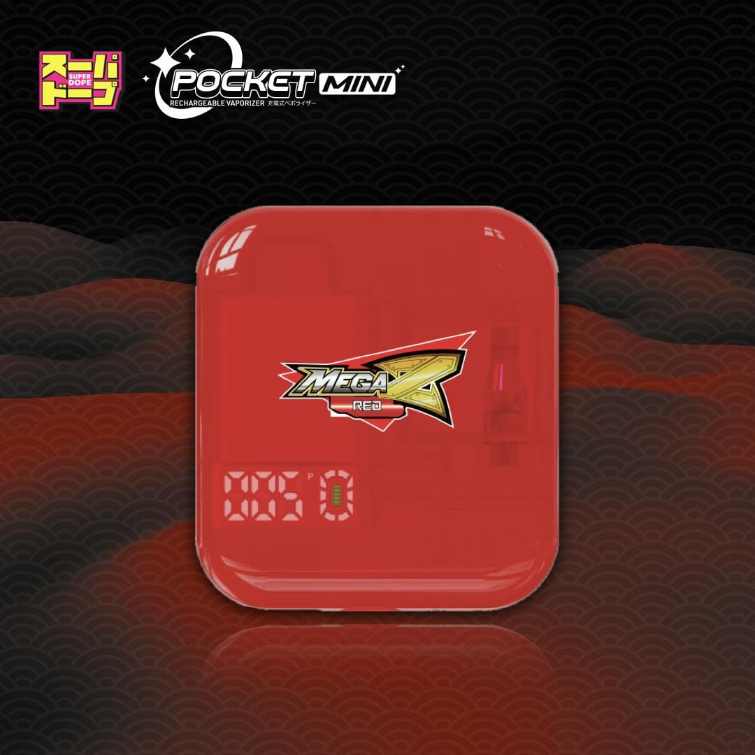 SuperDope - Mega Z Red - Pocket Mini AIO (Live Resin) - 1g - Super Dope -  - $39.99 - Disposable Vapes