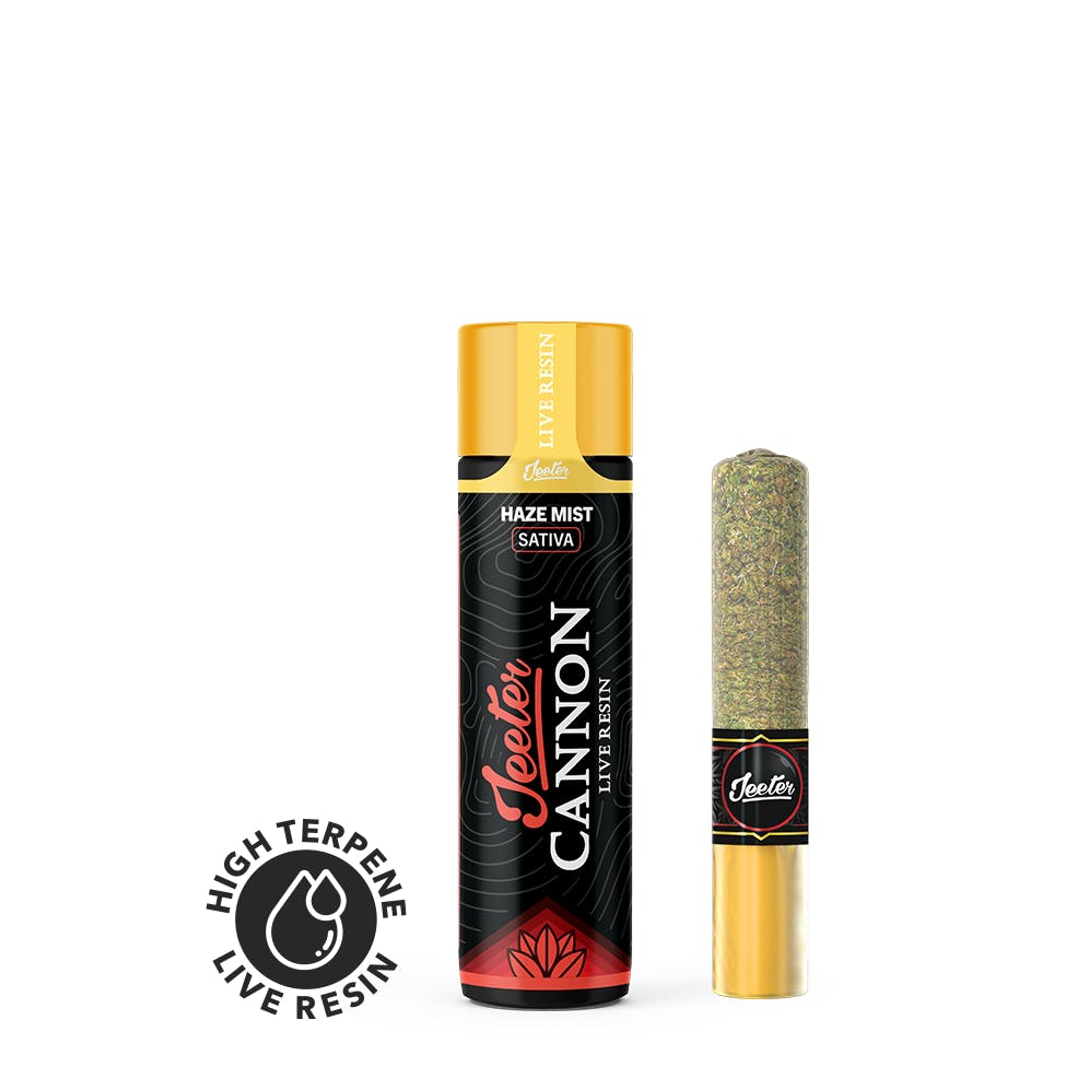 Haze Mist Baby Cannon 1.3g Preroll - Jeeter - - $24.74 - Preroll