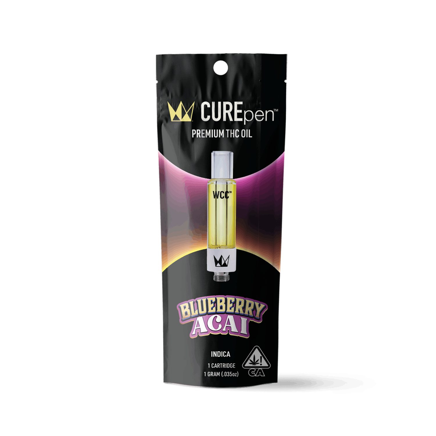Blueberry Acai - 1G CUREpen Cartridge - West Coast Cure -  - $20.17 - Vapes