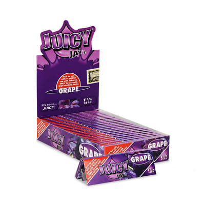 Grape | Flavored Rolling Papers [1 1/4] - Juicy Jay's -  - $3 - Accessories