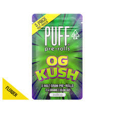 OG Kush Pack 5 ct. Pre Roll - 2.5g - PUFF -  - $14 - Pre-Rolls