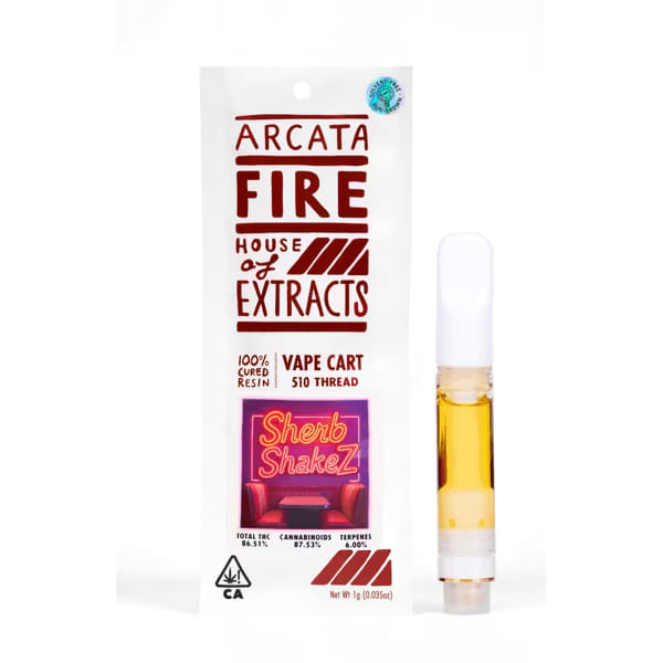 ARCATA FIRE - Sherb Shakez (H) - 1g Cured Resin Cart - Arcata Fire - Cart - $34 - Vapes