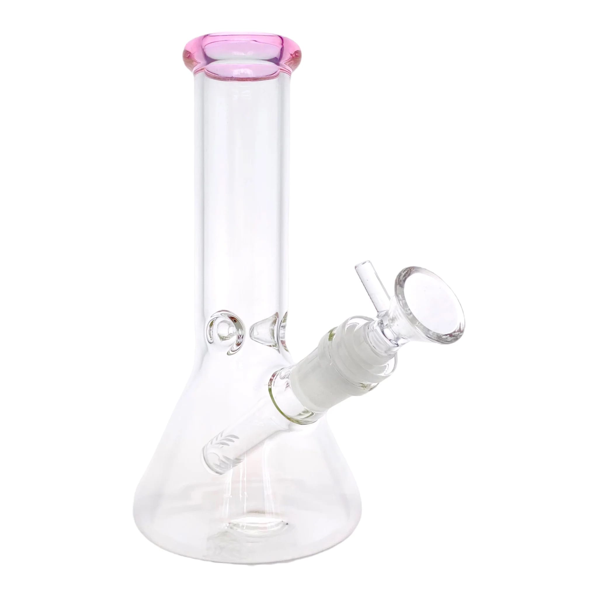8" 5MM Pink Beaker | Bong - Biohazard -  - $30 - Accessories