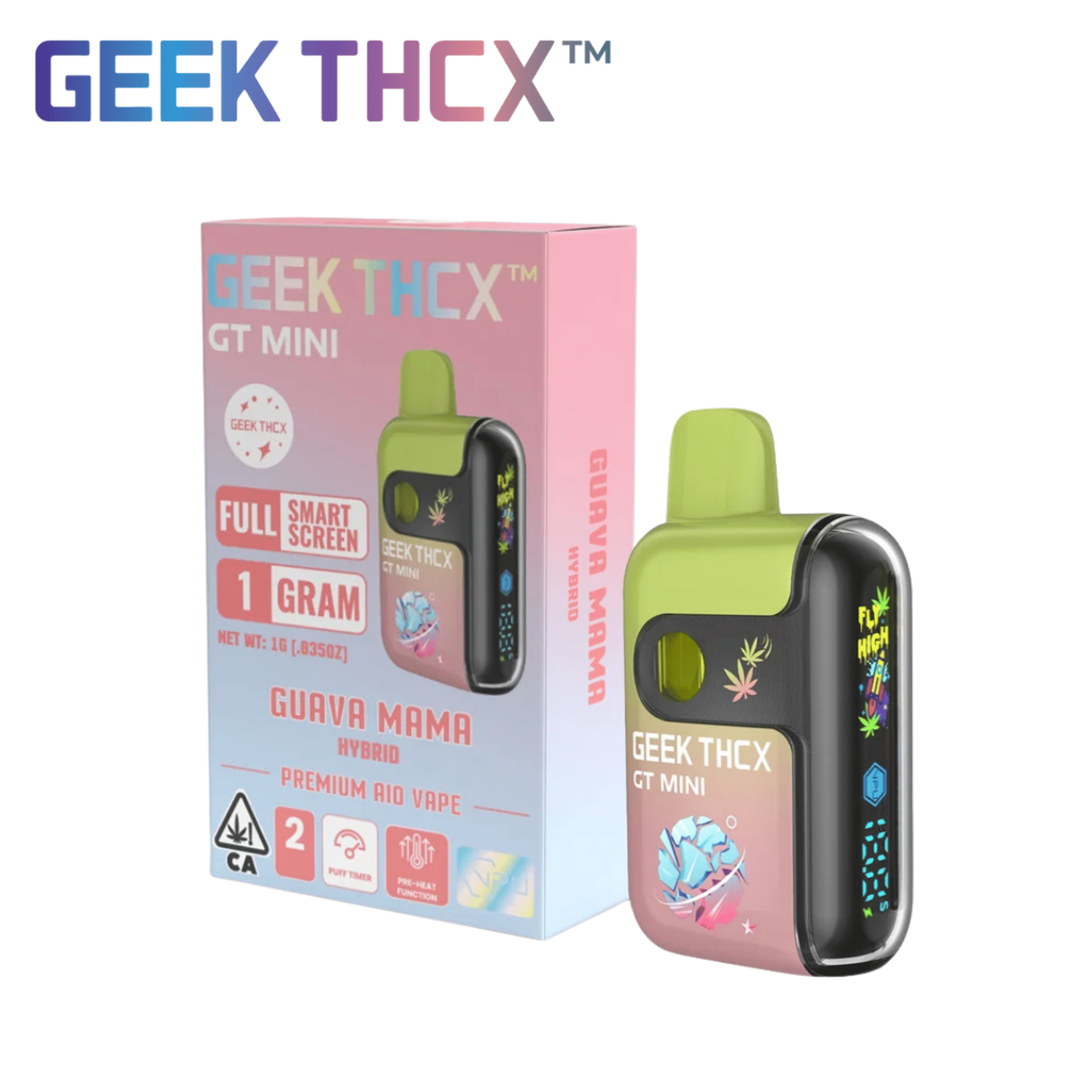 Geek THCX - Guava Mama - GT Mini Disposable - 1g - Geek THCX - Guava Mama - $24.99 - Disposable Vapes